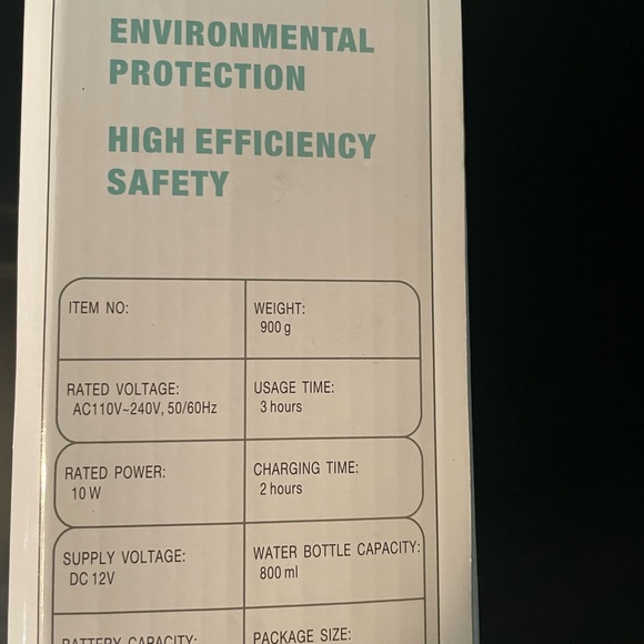 Healthy Lifestyle Tenth Generation Wireless charging nano blue light atomizer - Picture 3 of 4